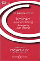 Kalinka SSA choral sheet music cover